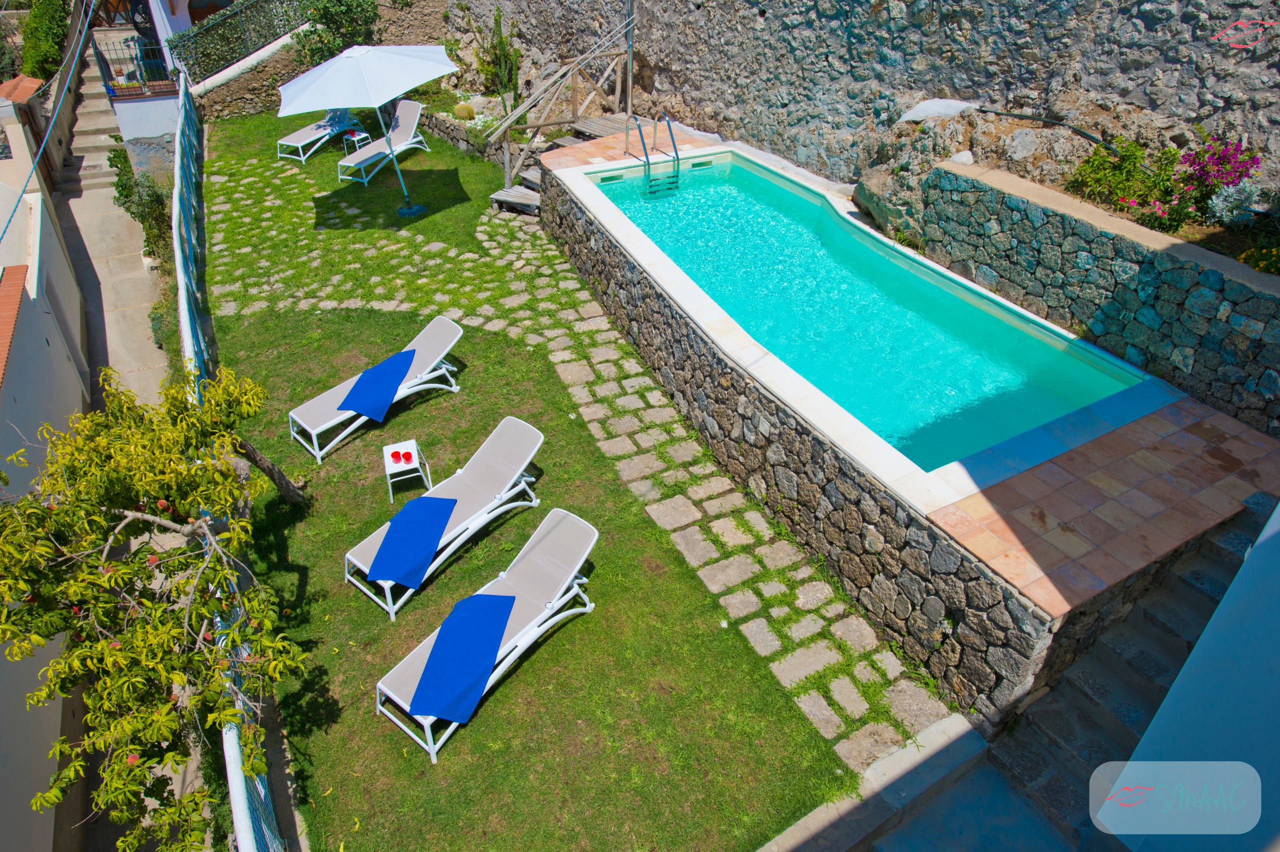 Villa in Praiano - Villa Imperati - Herrliche Villa mit Pool mit Blick auf das Meer