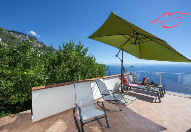 Ferienhaus in Praiano - La Dimora di Euribia - Schwebend zwischen Himmel und Meer