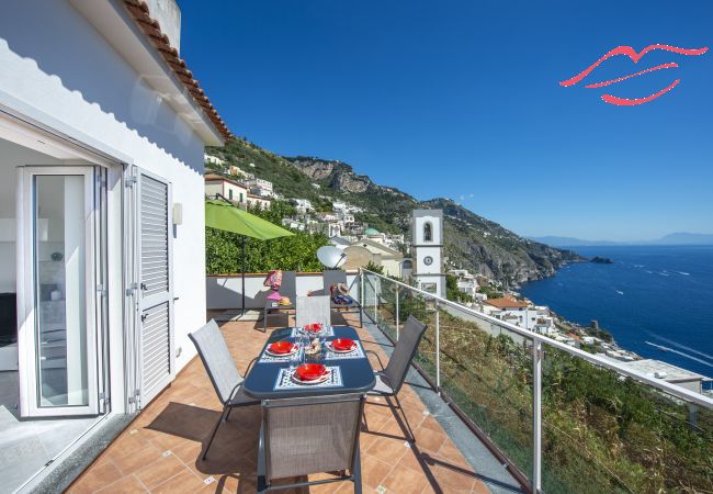 Ferienhaus in Praiano - La Dimora di Euribia - Schwebend zwischen Himmel und Meer