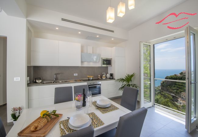 Villa in Amalfi - Villa Donna Rachele – Whirlpool mit Meerblick und kostenloser Parkplatz