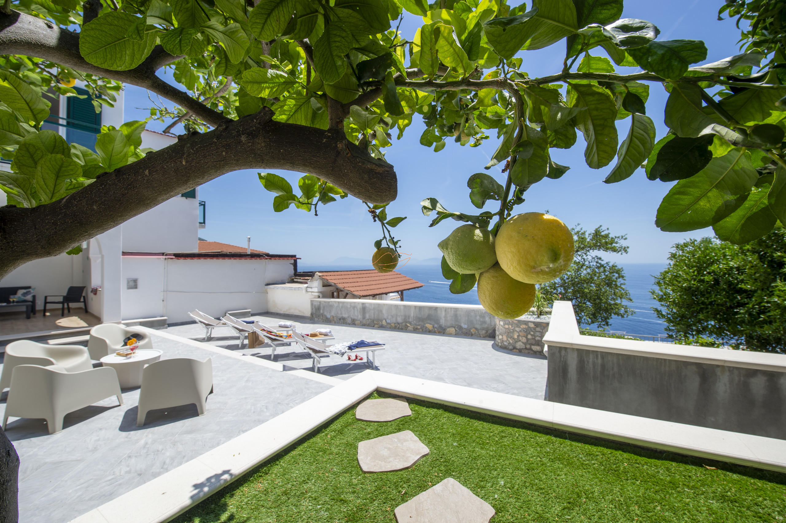 Villa in Praiano - Villa CristAl - Villa mit Meerblick und Privatem Garten