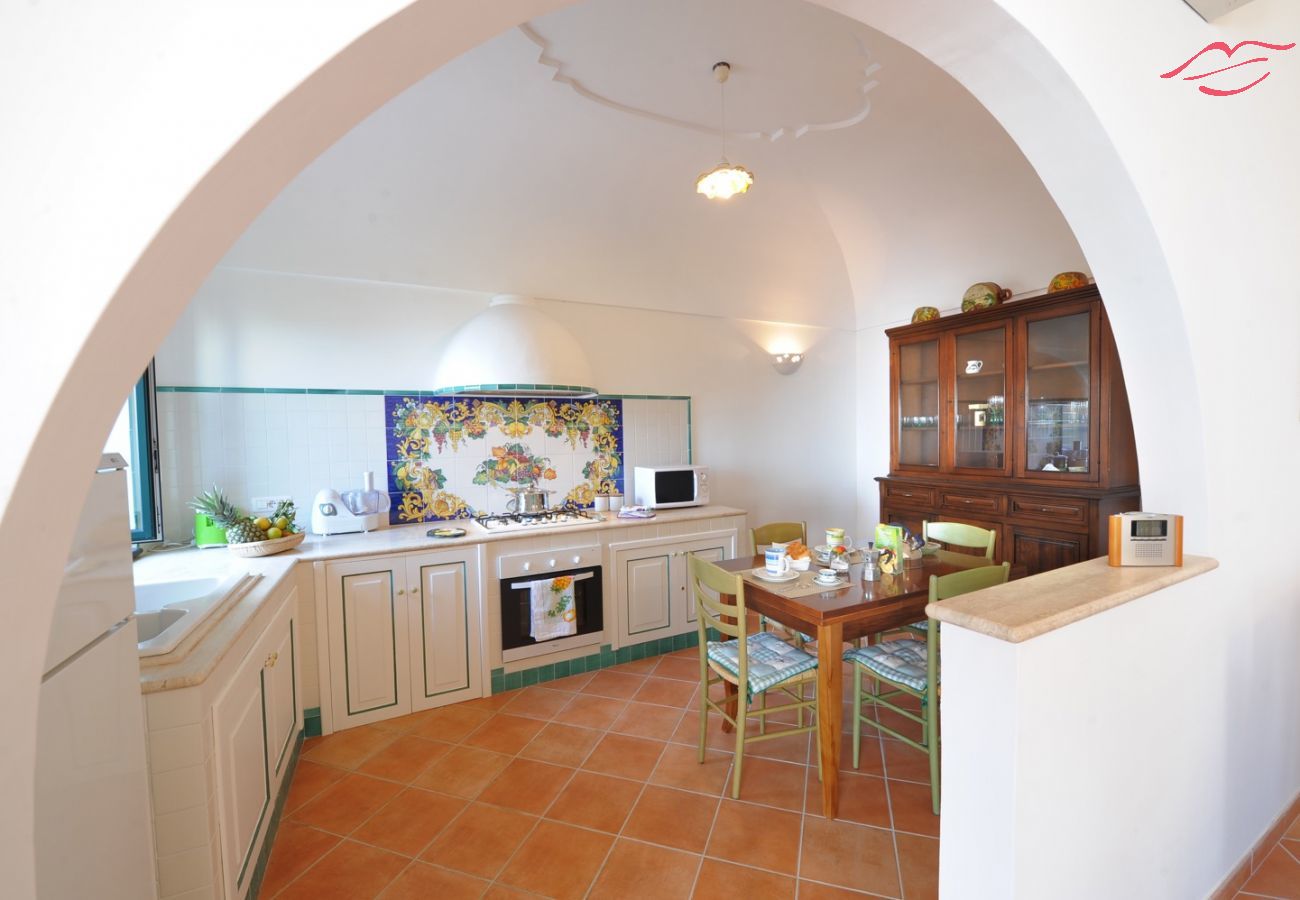 Villa in Praiano - Casa Giorgia - Villa mit Meerblick, ideal für große Gruppen