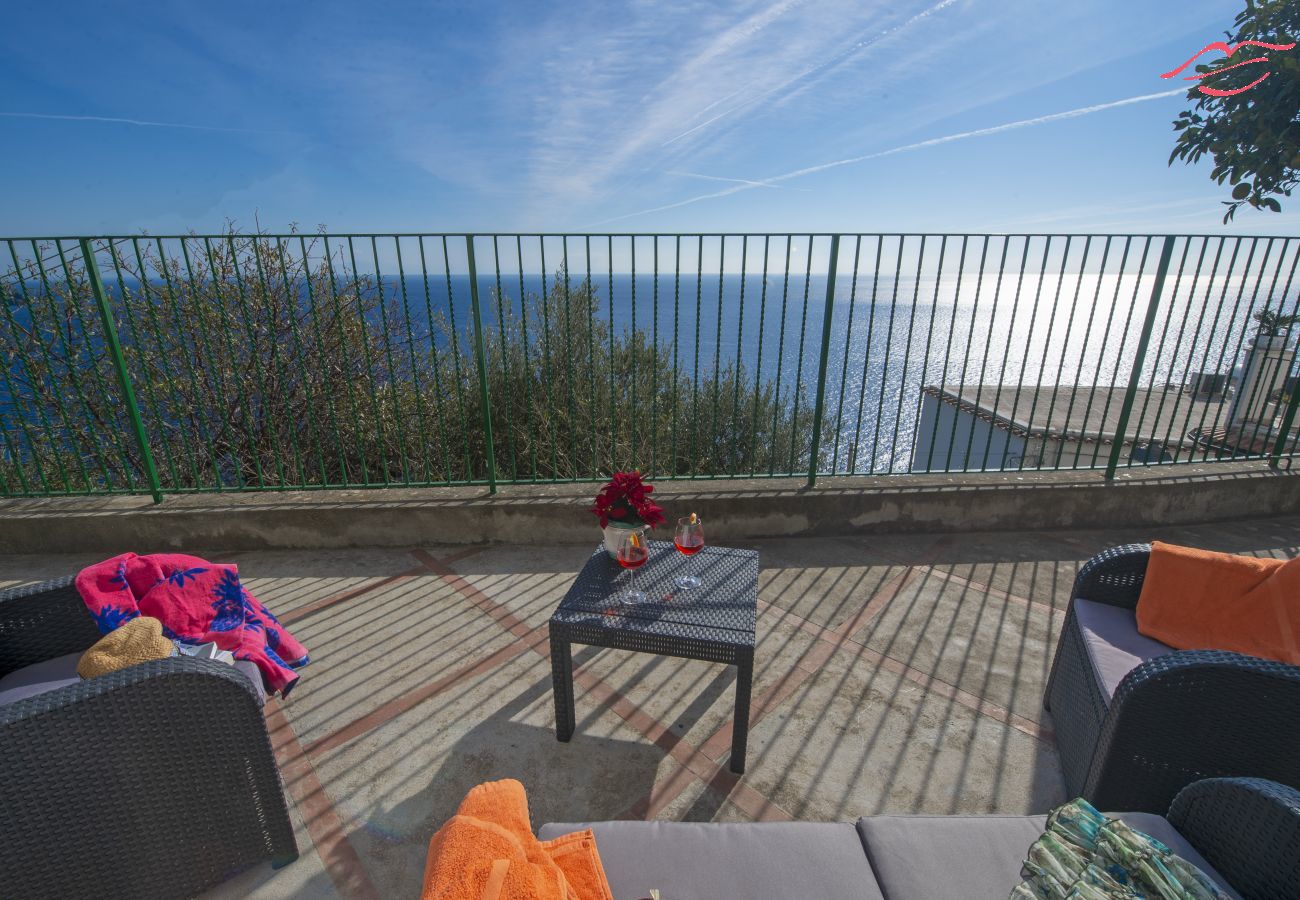 Ferienhaus in Praiano -  Casa Cetrangolo - Panoramahaus nur wenige Schritte vom Meer entfernt