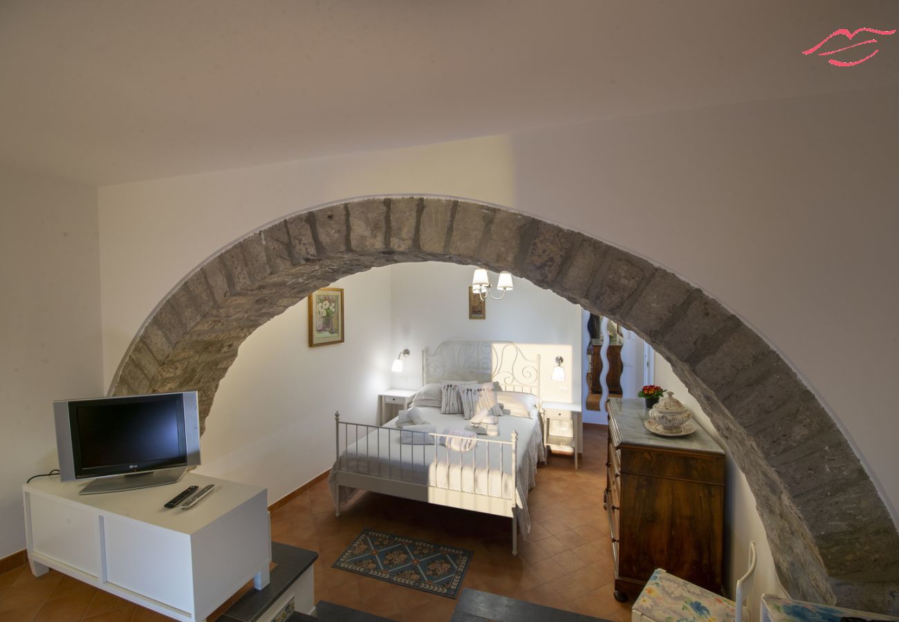 Ferienwohnung in Praiano - Casa Cimino A - Schöne Wohnung mit herrlichem Blick auf Capri und Positano