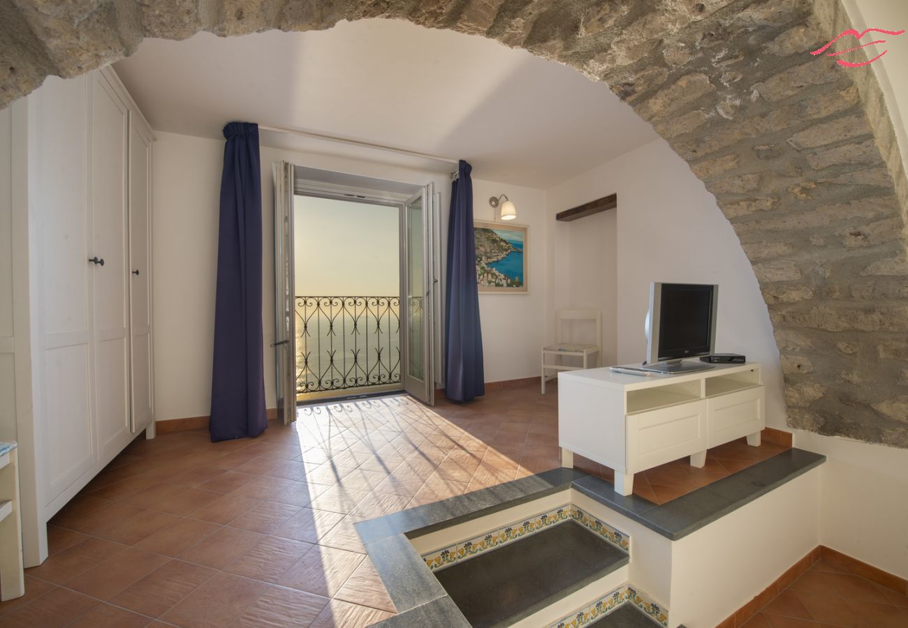 Ferienwohnung in Praiano - Casa Cimino A - Schöne Wohnung mit herrlichem Blick auf Capri und Positano