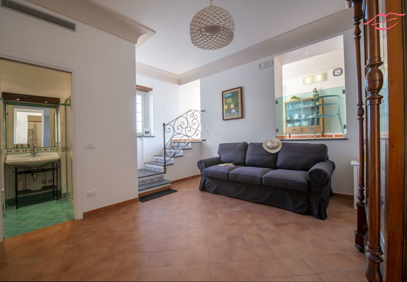 Ferienwohnung in Praiano - Casa Cimino A - Schöne Wohnung mit herrlichem Blick auf Capri und Positano