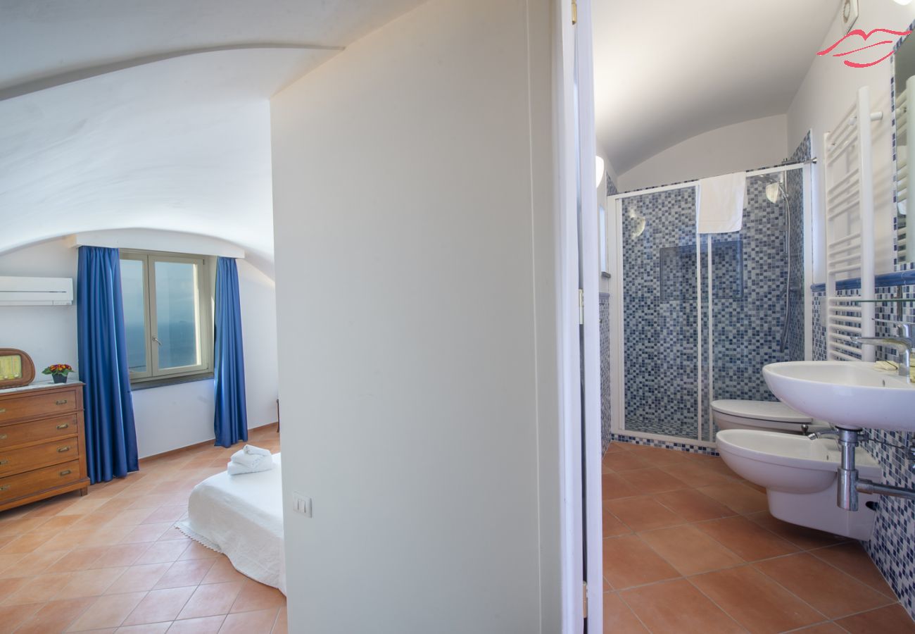 Ferienwohnung in Praiano - Casa Cimino B - Elegante Wohnung mit Meerblick