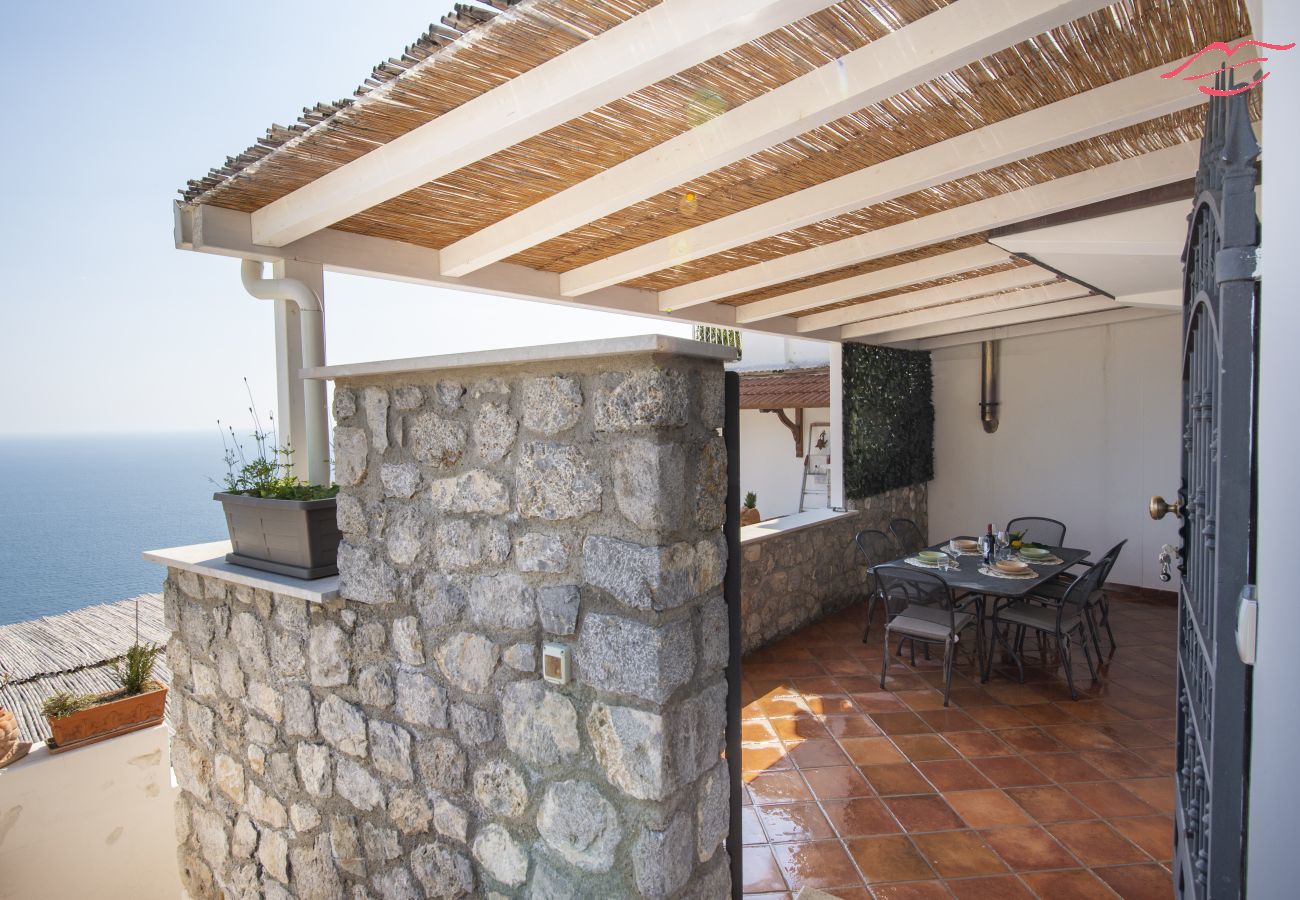 Ferienhaus in Praiano - Casa Il Riccio - Casa mit Garten und unglaublichem Panorama