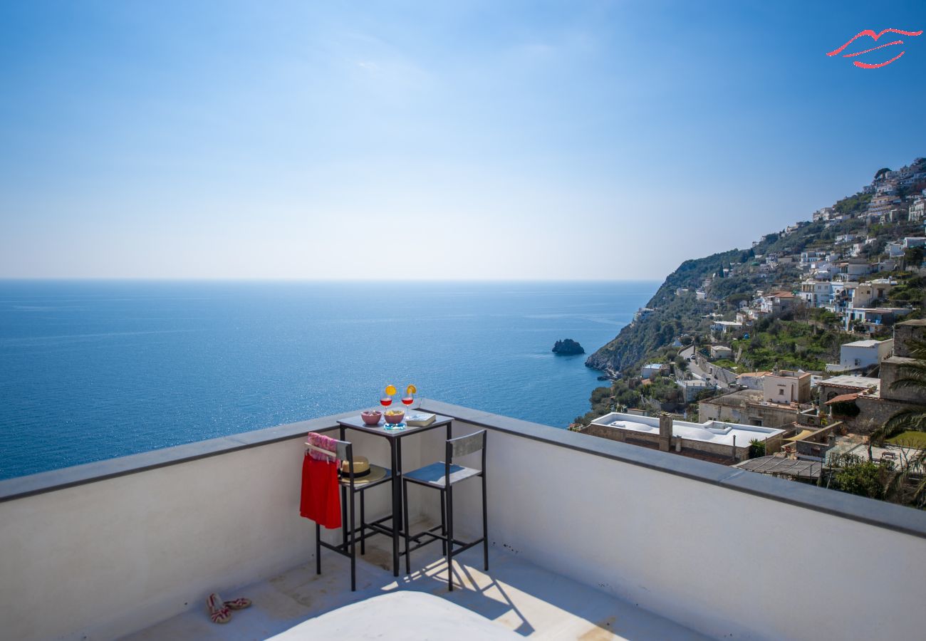 Ferienhaus in Praiano - Casa Madonna Del Mare- Villa mit Meerblick, nur wenige Schritte vom Strand entfernt