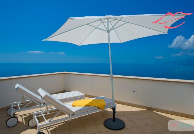 Villa en Praiano - Villa Imperati - Espléndida villa con piscina privada con vistas al mar