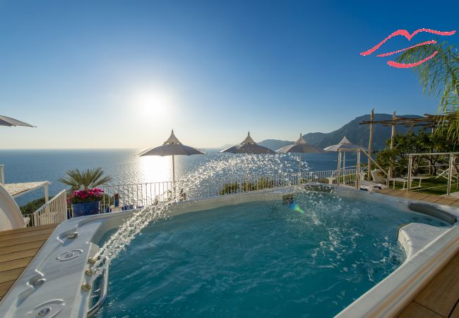 Villa en Praiano - Luxury Villa Malika - Impresionante vista de Capri y Positano