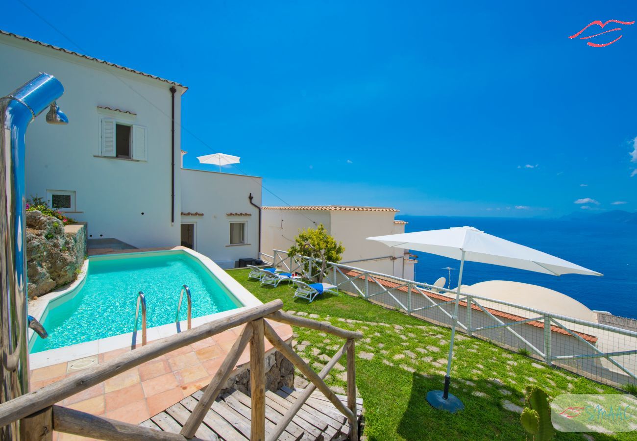 Villa en Praiano - Villa Imperati - Espléndida villa con piscina privada con vistas al mar