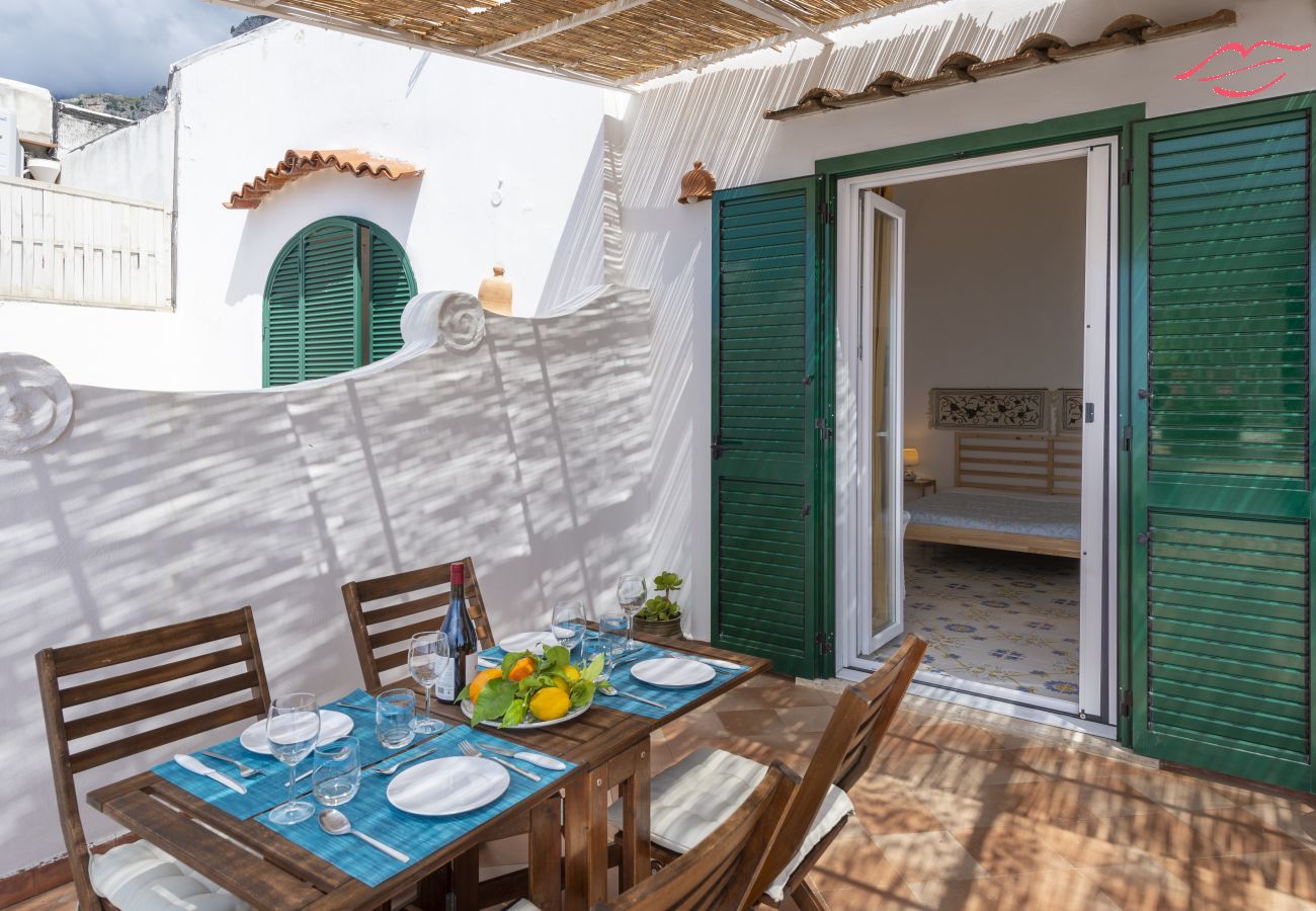 Casa en Praiano - Casa di Nonno Mario - Terraza con vistas al mar en el corazón de Praiano