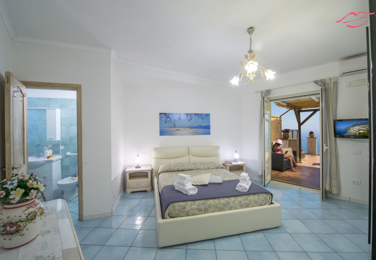 Casa en Praiano - Grande Tuoro - Terrazas con piscina, jacuzzi y vista al mar