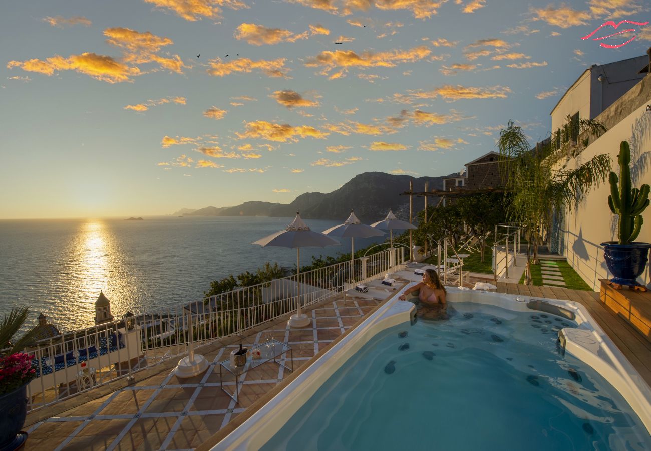 Villa en Praiano - Luxury Villa Malika - Impresionante vista de Capri y Positano