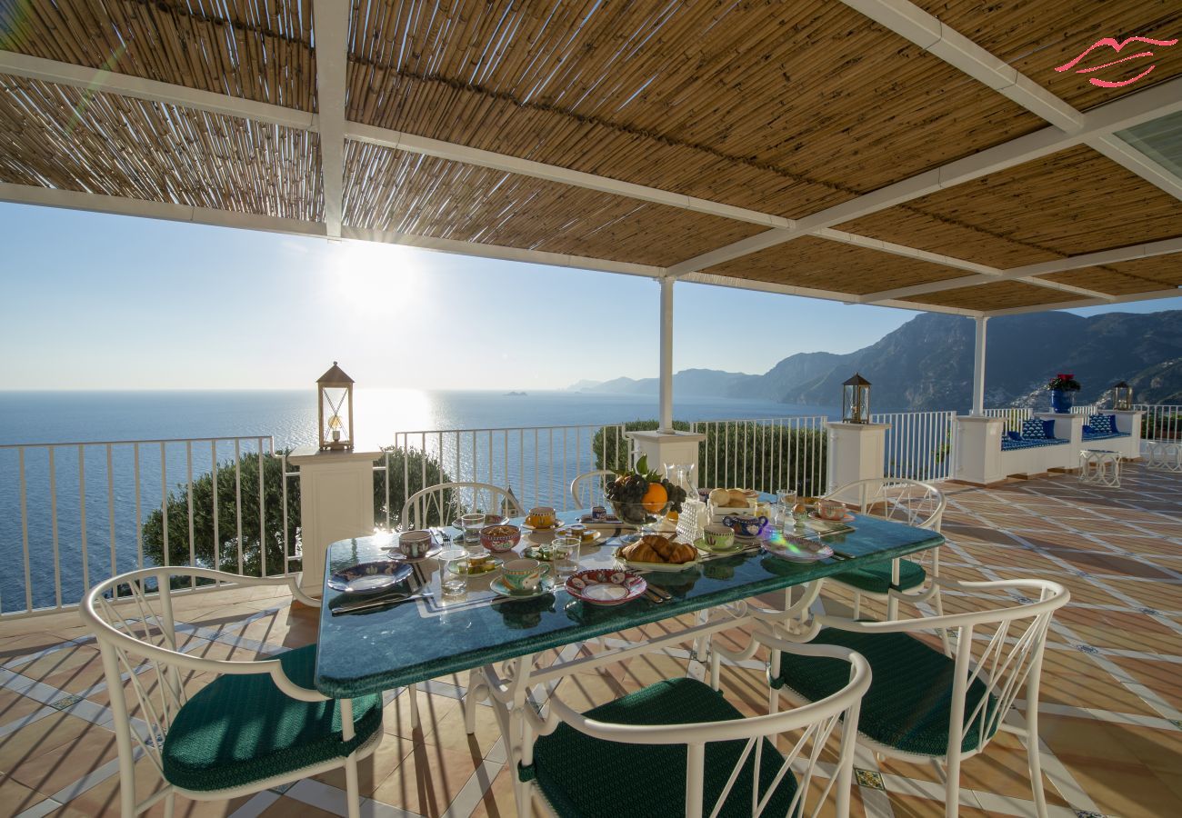 Villa en Praiano - Luxury Villa Malika - Impresionante vista de Capri y Positano