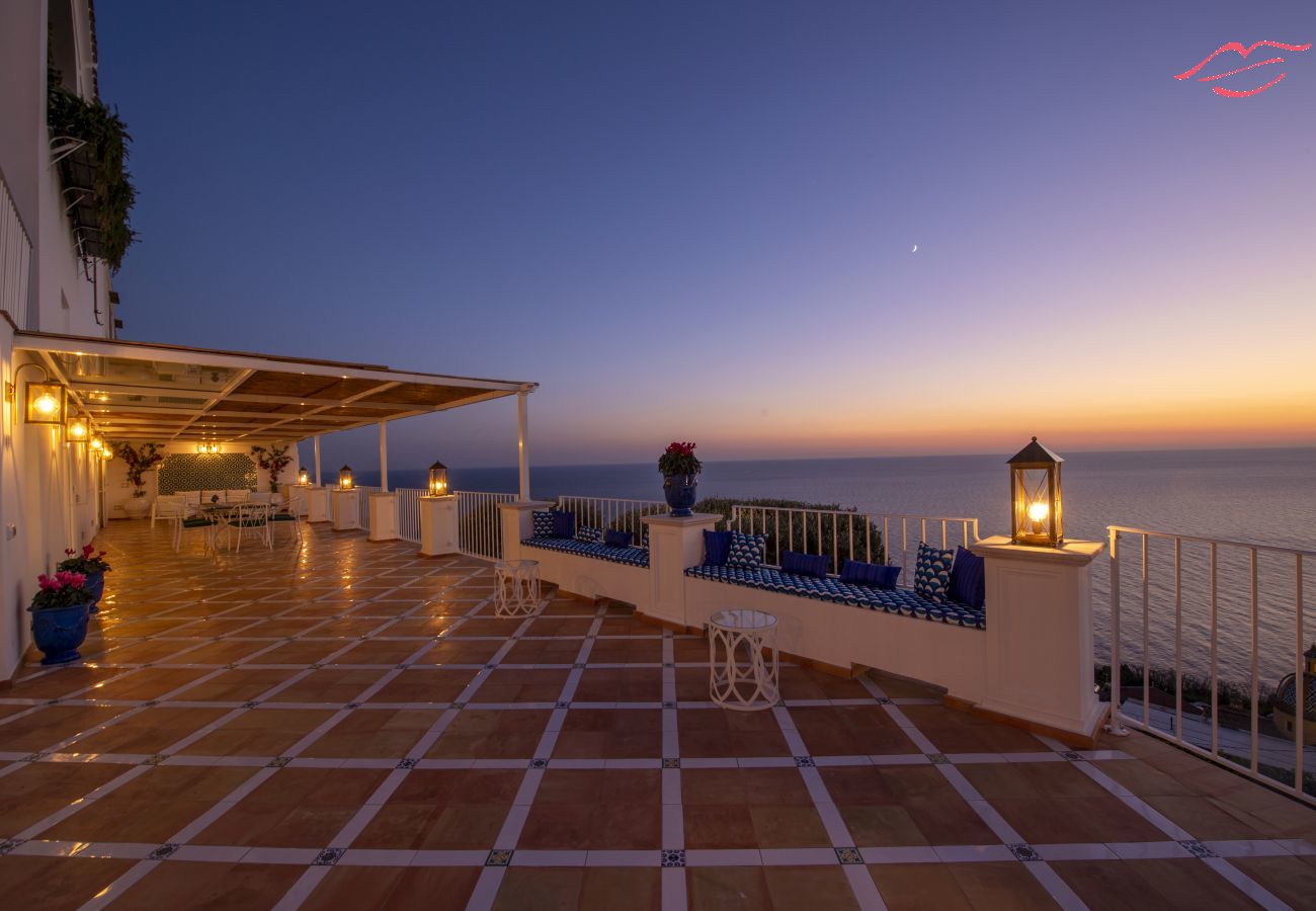 Villa en Praiano - Luxury Villa Malika - Impresionante vista de Capri y Positano