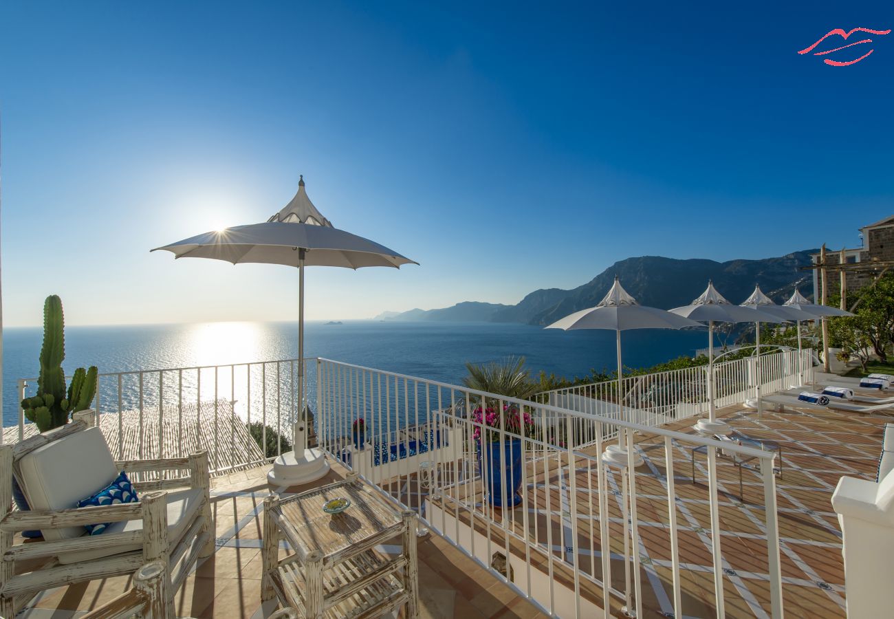 Villa en Praiano - Luxury Villa Malika - Impresionante vista de Capri y Positano