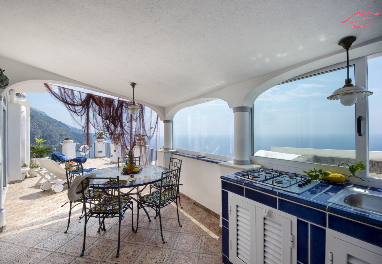 Apartamento en Praiano - La Maison del Pescatore - A pocos pasos de la playa, vista al mar