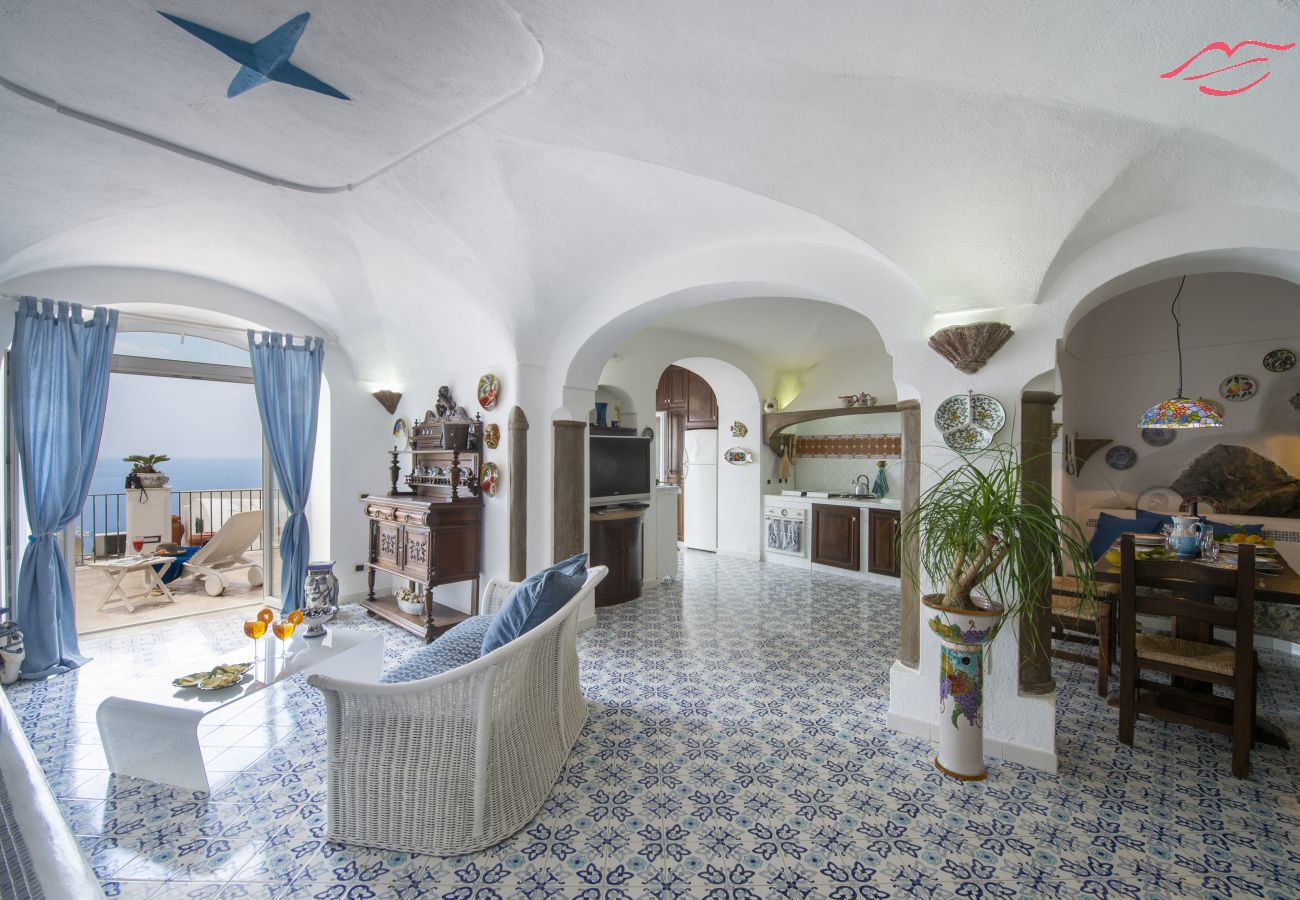 Apartamento en Praiano - La Maison del Pescatore - A pocos pasos de la playa, vista al mar