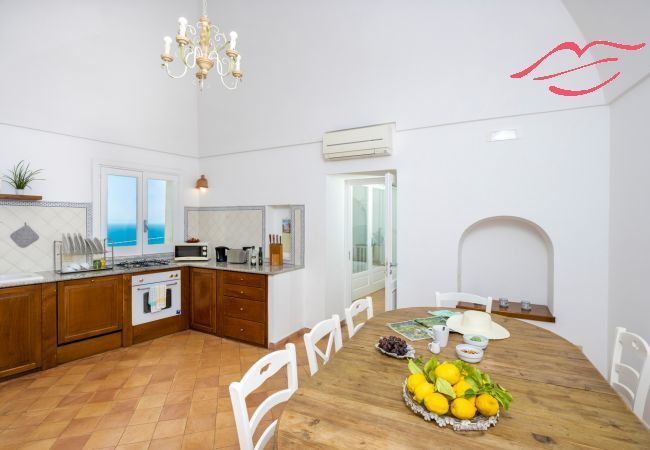 Villa à Praiano - Villa Panorama - Piscine avec vue sur la mer et le sauna