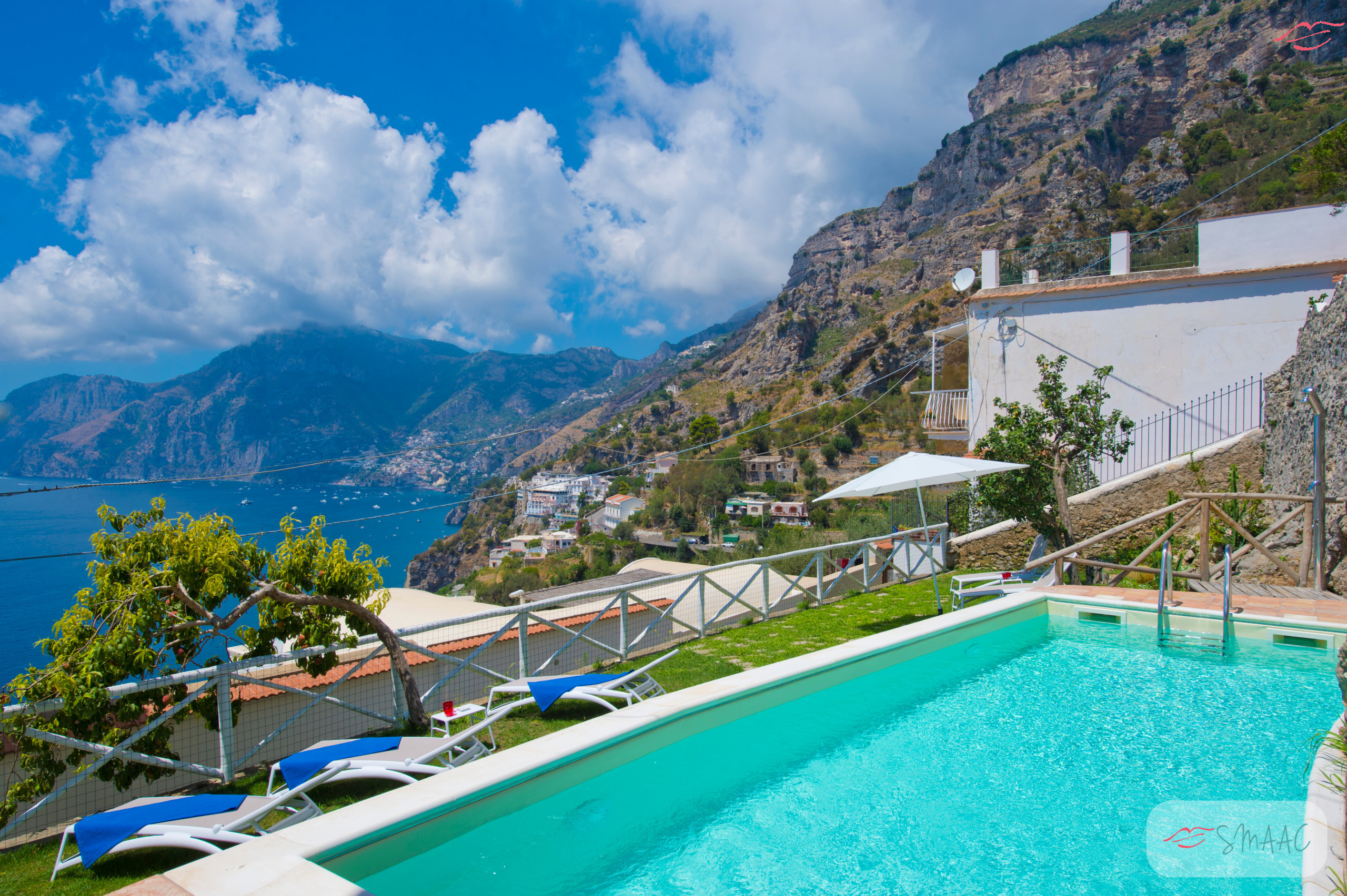 villa à Praiano - Villa Imperati - Splendide villa avec piscine avec vue sur la mer