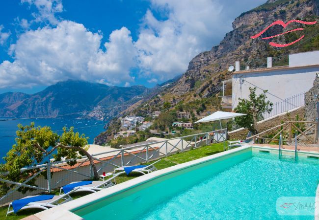 Villa à Praiano - Villa Imperati - Splendide villa avec piscine avec vue sur la mer