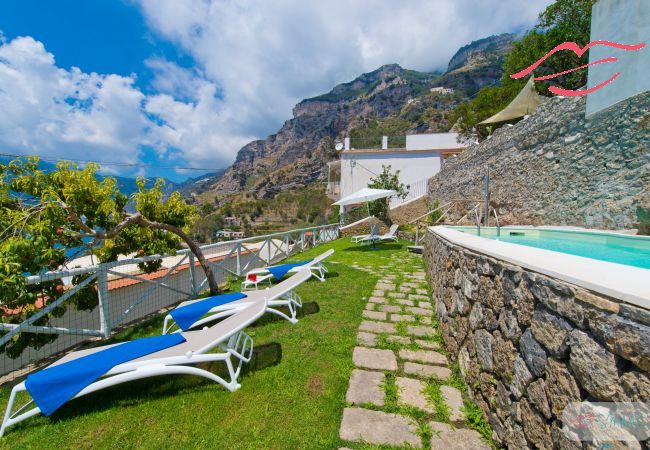 Villa à Praiano - Villa Imperati - Splendide villa avec piscine avec vue sur la mer