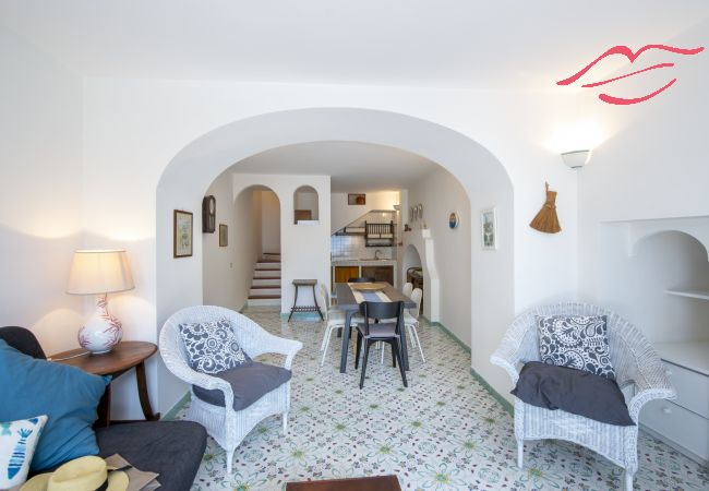 Maison à Praiano - Casa di Nonno Mario - Terrasse avec vue sur la mer, au coeur de Praiano