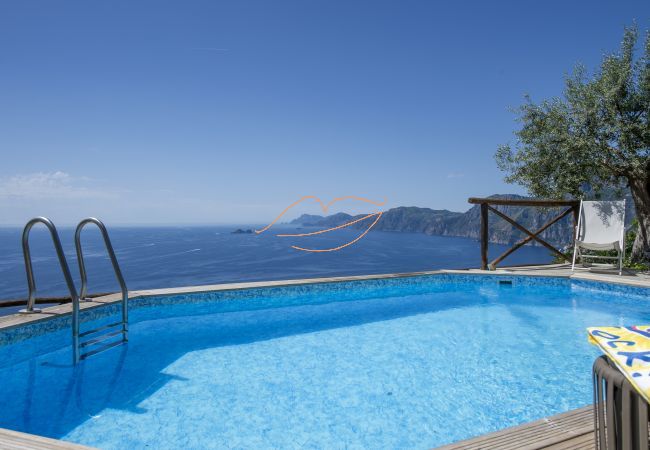 Villa à Praiano - Punta di Diamante - 200 marches vers le paradis