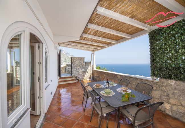 Maison à Praiano - Casa Il Riccio - Maison avec jardin et vue imprenable