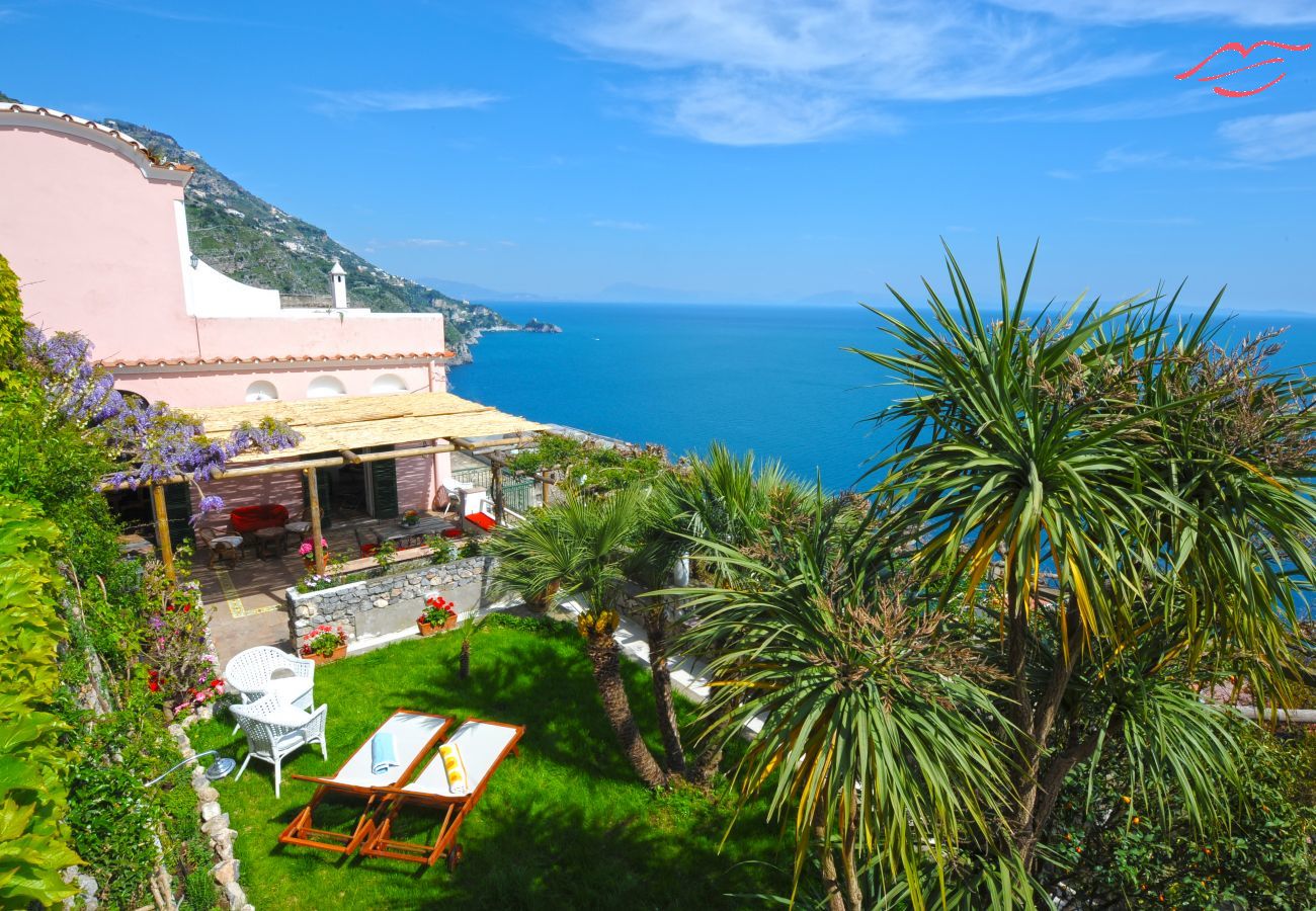 Maison à Praiano - Casale Fralisa - Magnifique terrasse et hot tub avec vue sur la mer