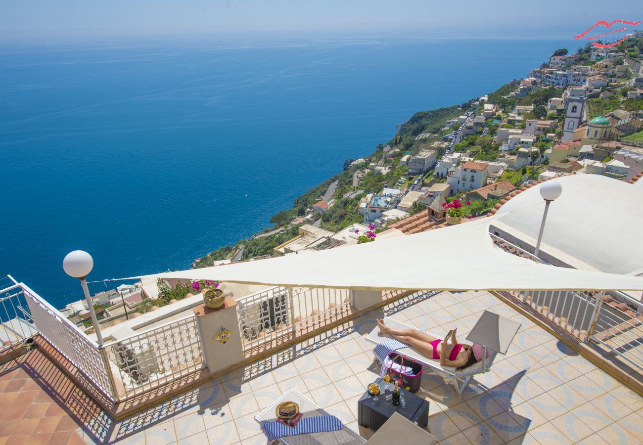 Appartement à Praiano - Casa Piccola Tuoro - Grande terrasse panoramique avec jacuzzi