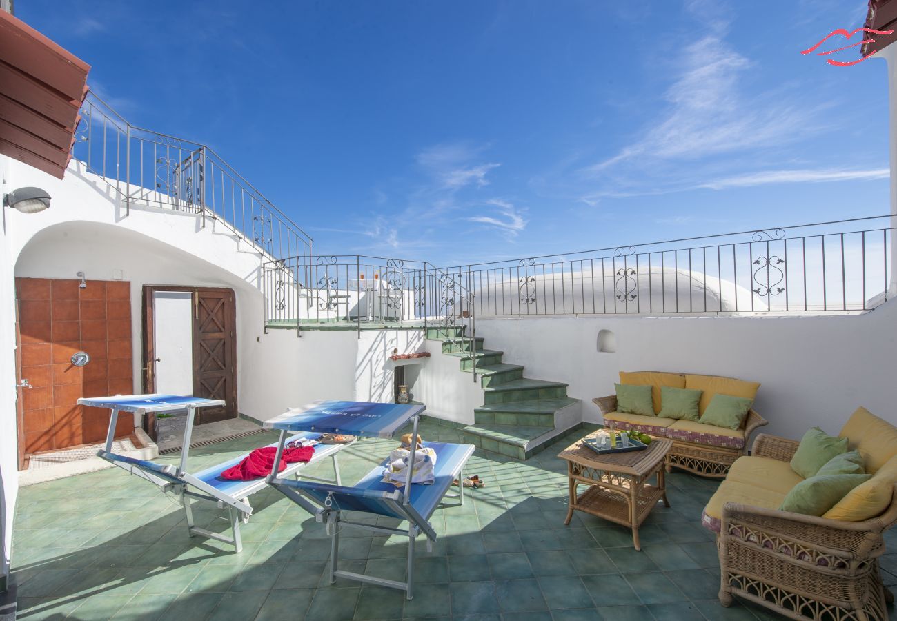 Maison à Praiano - Casa Punta Paradiso - Maison calme et panoramique avec vue sur la mer