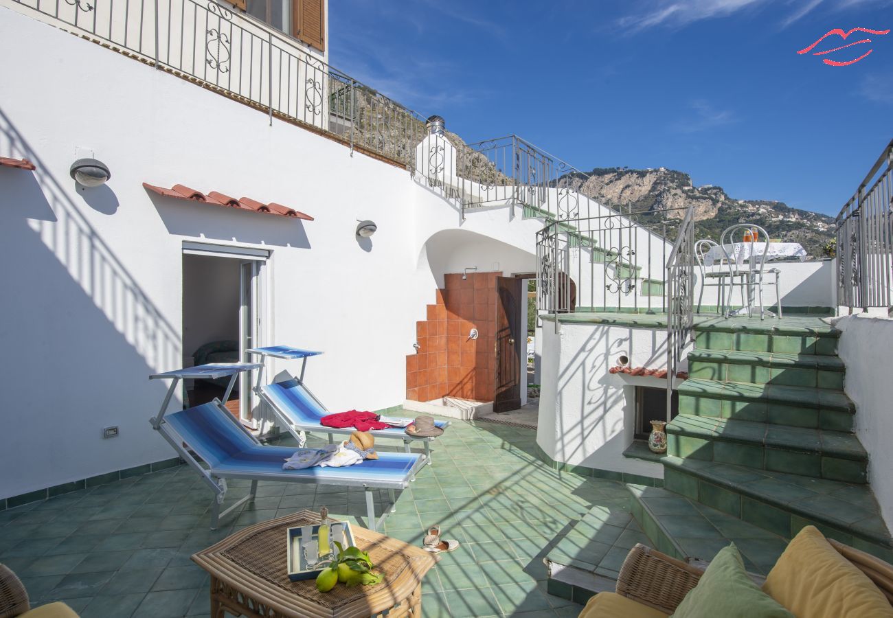 Maison à Praiano - Casa Punta Paradiso - Maison calme et panoramique avec vue sur la mer