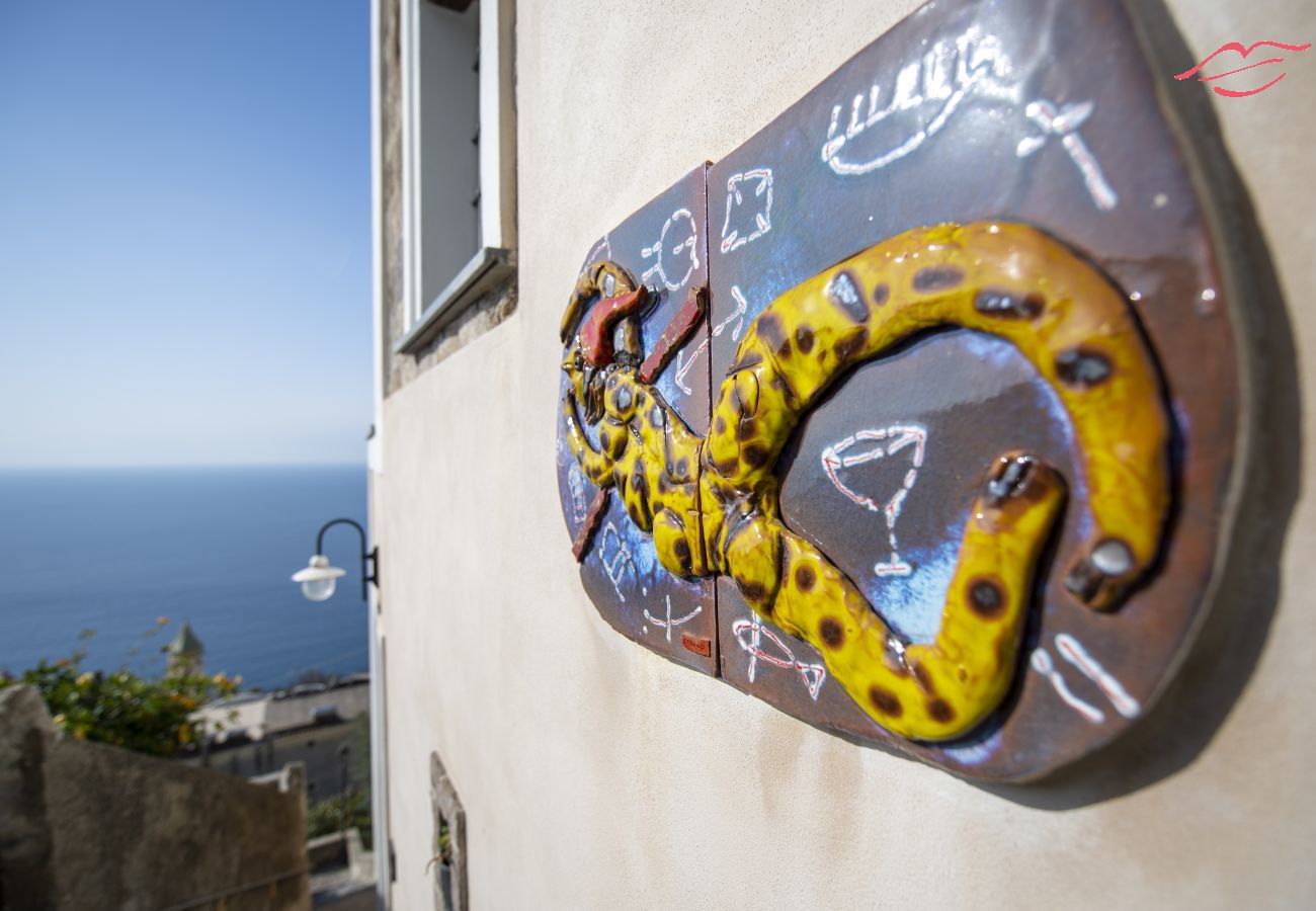 Villa à Praiano - Villa Cimino - Villa centrale avec vue imprenable sur la mer