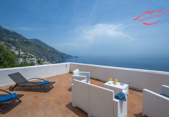 Villa a Praiano - Villa Albatros - Villa panoramica ideale per grandi gruppi