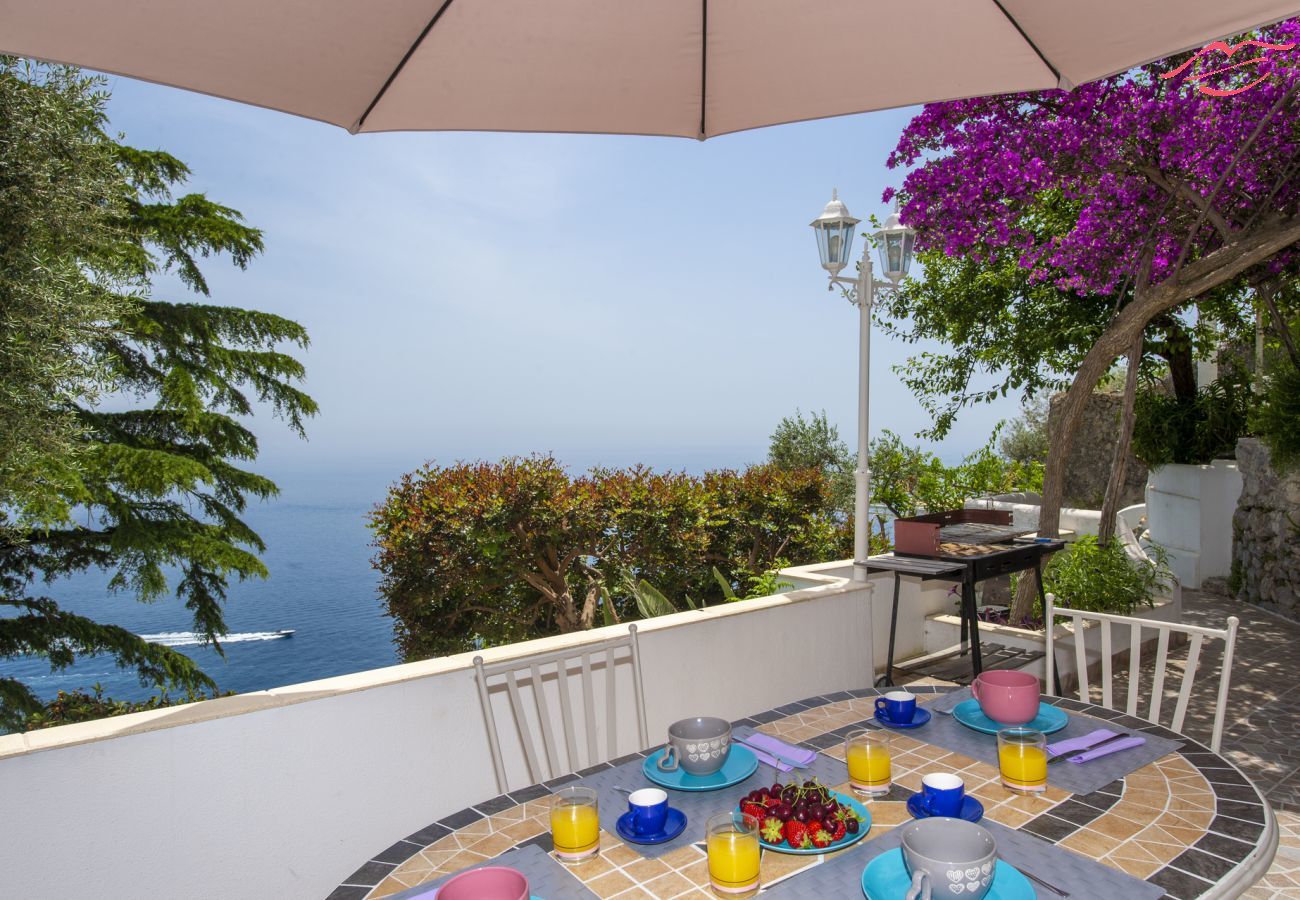 Villa a Praiano - Villa Albatros - Villa panoramica ideale per grandi gruppi