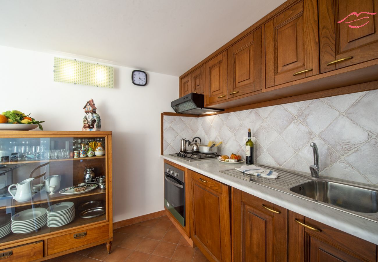 Appartamento a Praiano - Casa Cimino A - Grazioso appartamento con vista mozzafiato su Capri e Positano