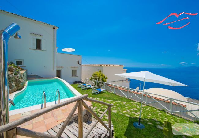 Villa in Praiano - Villa Imperati - Splendid villa with private pool overlooking the sea