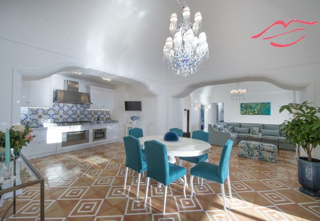 Villa in Praiano - Luxury Villa Malika - Breathtaking view of Capri and Positano